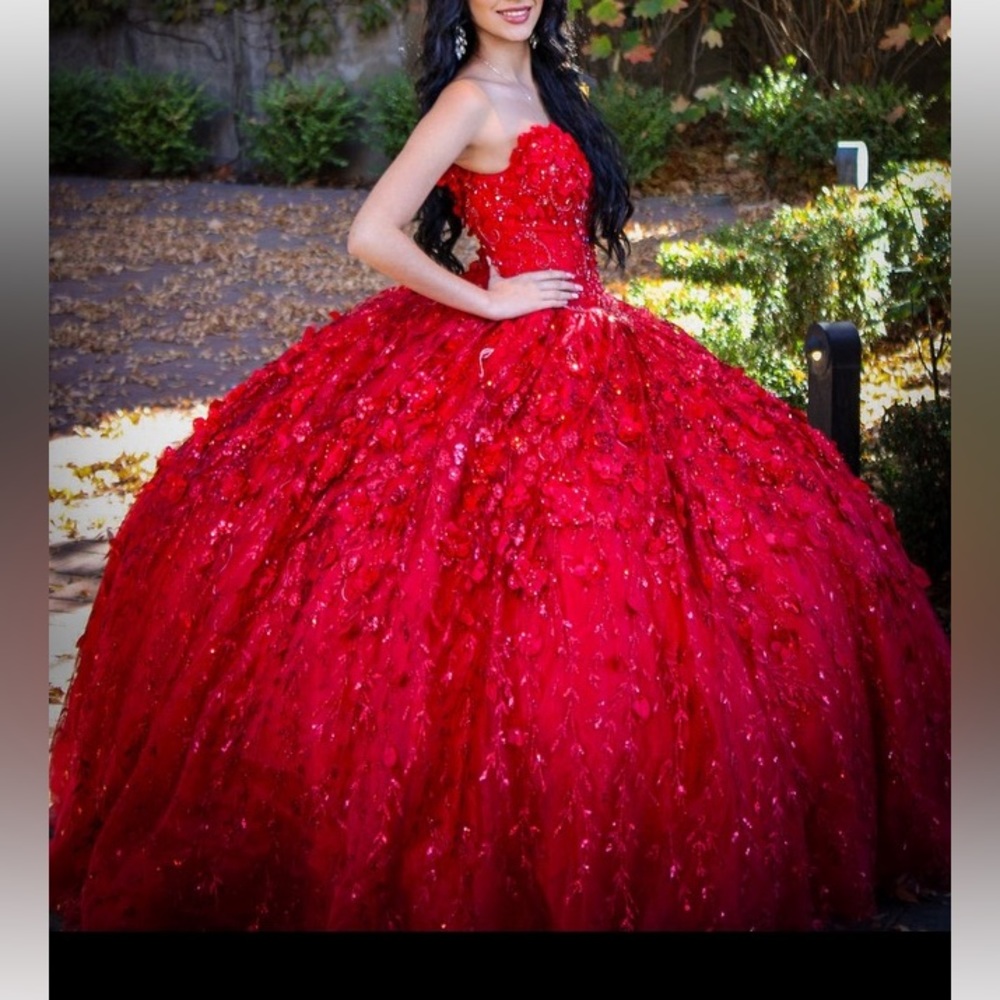 Red Quinceañera Dress !